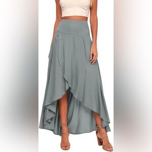 NWT Halara Breezeful High-Waisted Asymmetric High-Low 2-in-1